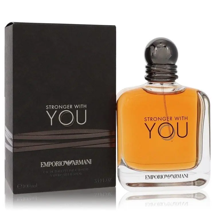 Stronger with You by Giorgio Armani Eau De Toilette Spray 3.4 oz For Men