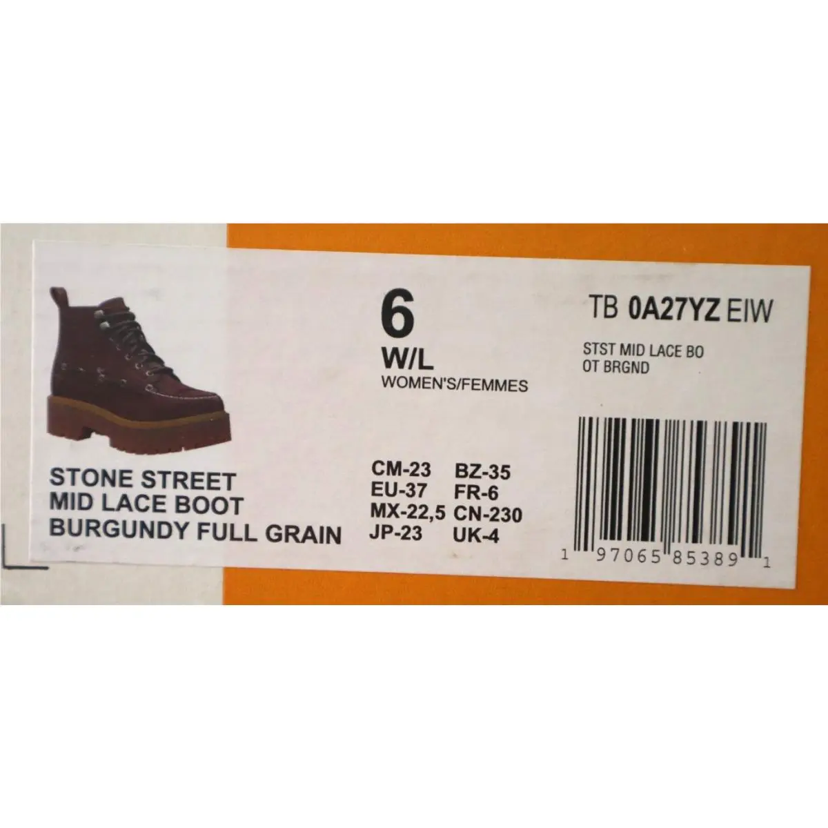 Timberland shoes - Stone Street Platform Kiltie - Stone Street Platform Kiltie - TB 0A27YZ EIW - Burgundy 11