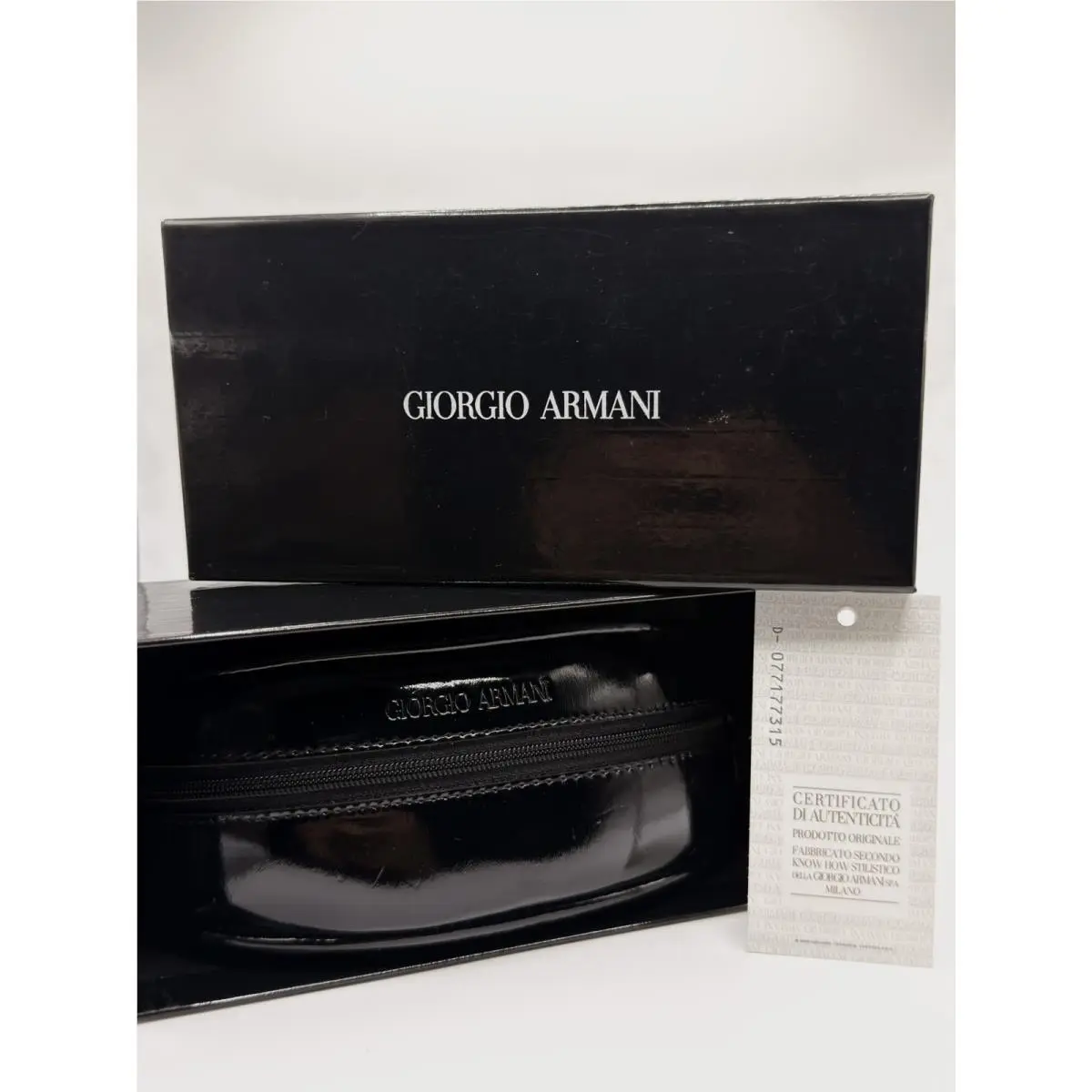 Gorgio Armani Soft Pouch Case- Black by Giorgio Armani