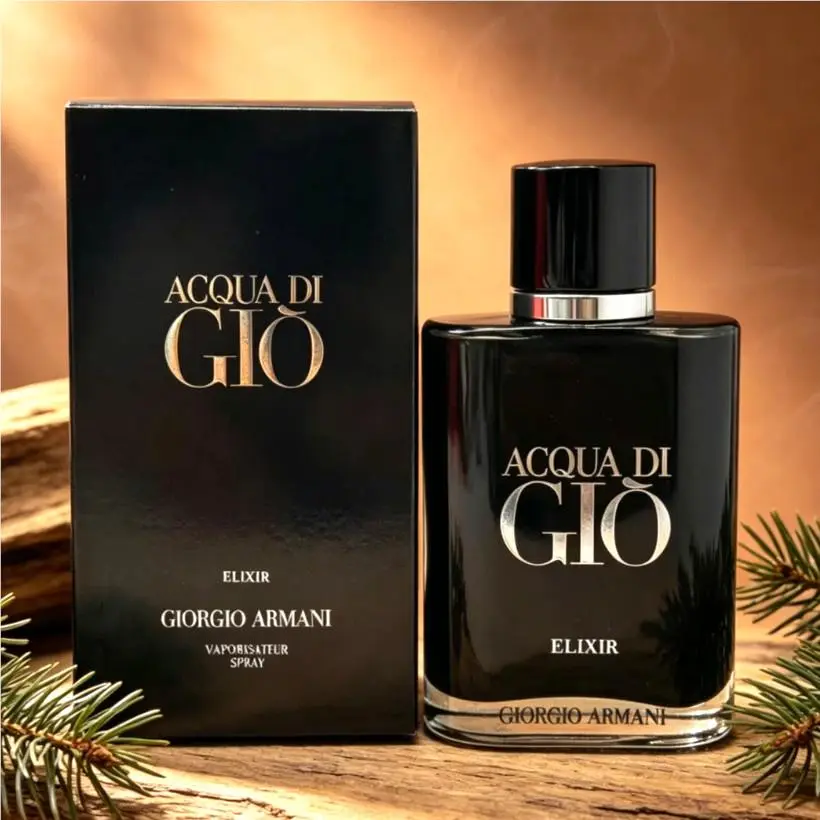 Acqua Di Gio Elixir  3.4oz Parfum Spray For Men Box by Giorgio Armani