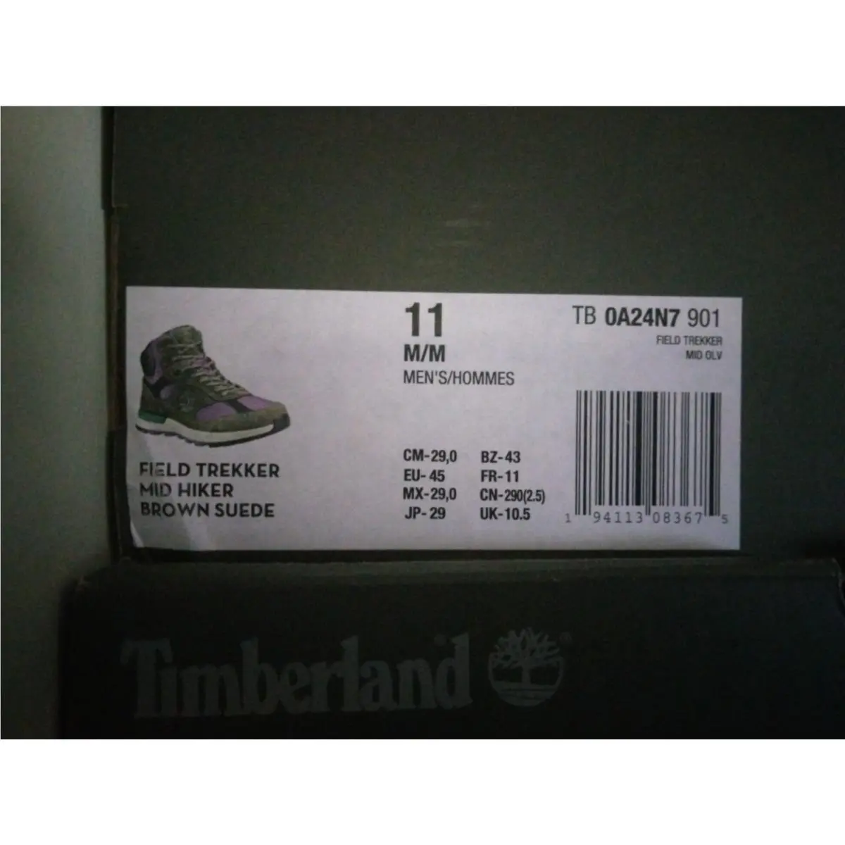 Timberland shoes - OA24N7-901 - OA24N7-901 - Brown / purple 6