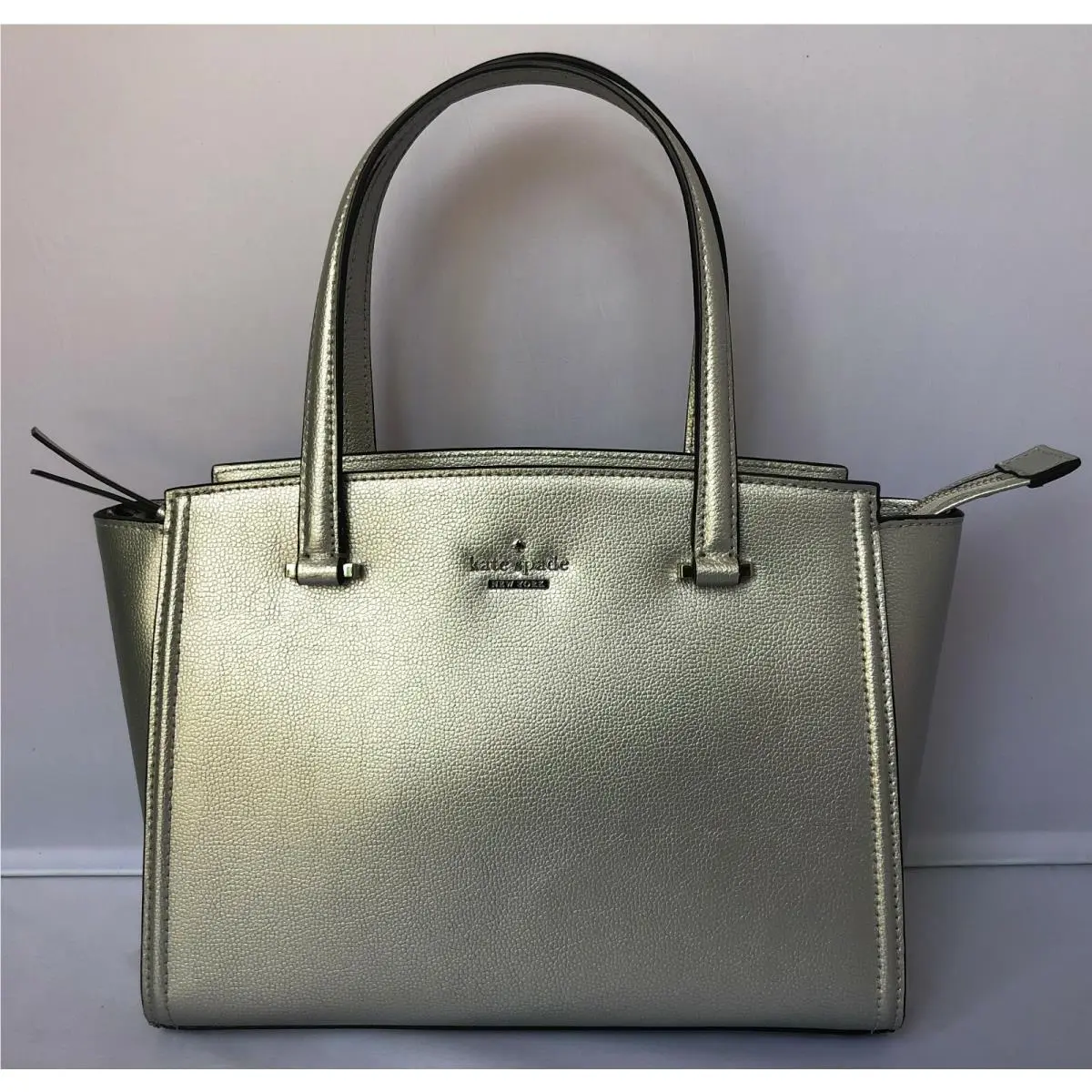 Small Geraldine WKRU5652 Patterson Drive Medium Satchel Itmtlcslvr by Kate Spade