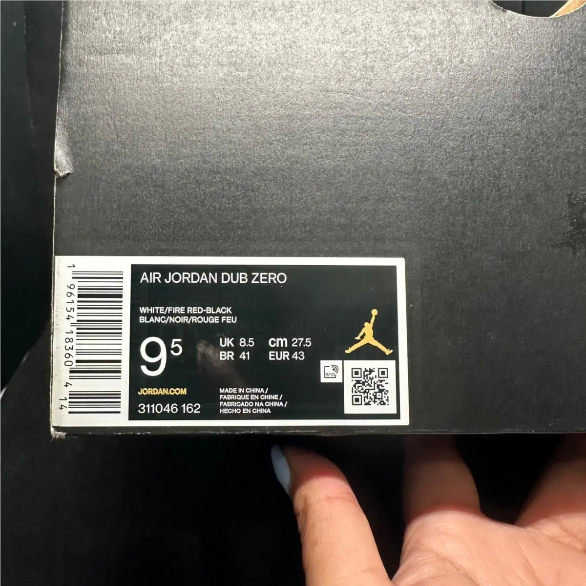 Nike shoes - Jordan Dub Zero - Dub Zero - 311046-162 - Black (UPC: 196154183604) 6
