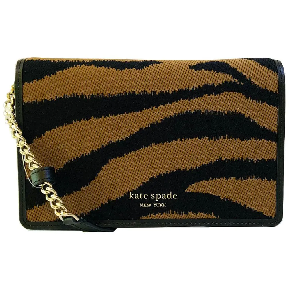 New York Tiger Jacquard Wallet Crossbody Bag by Kate Spade