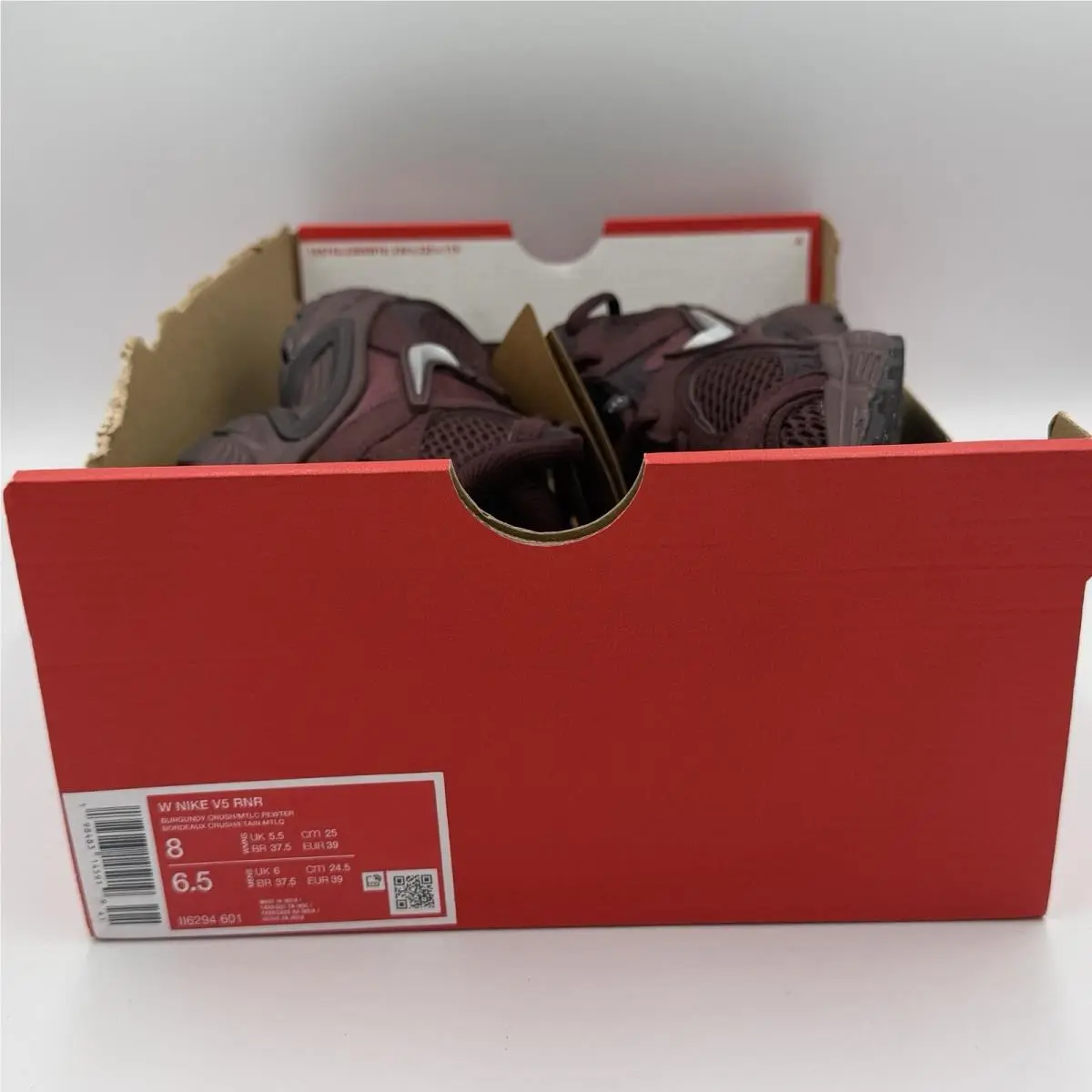 Nike shoes - Nike V5 Rnr - Rnr - II6294-601 - (Suede) Burgundy Crush/Metallic Pewter/Burgundy Ash 9
