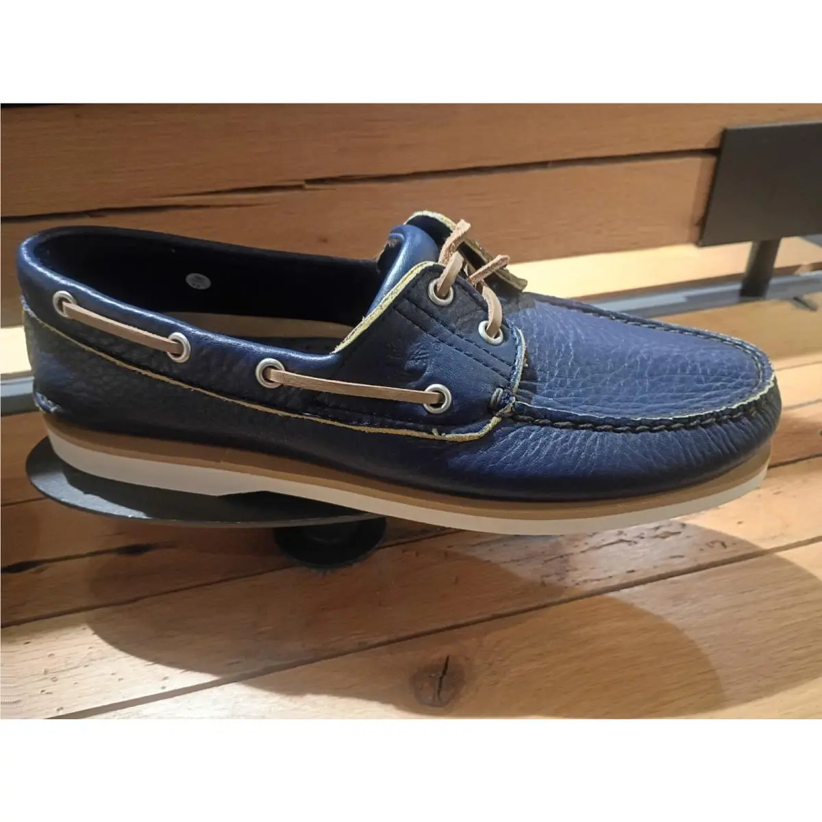 Mens  Classic Boat Shoe Prem Handsewn Dk Blue Leathr Boat Shoe Sz 13 by Timberland