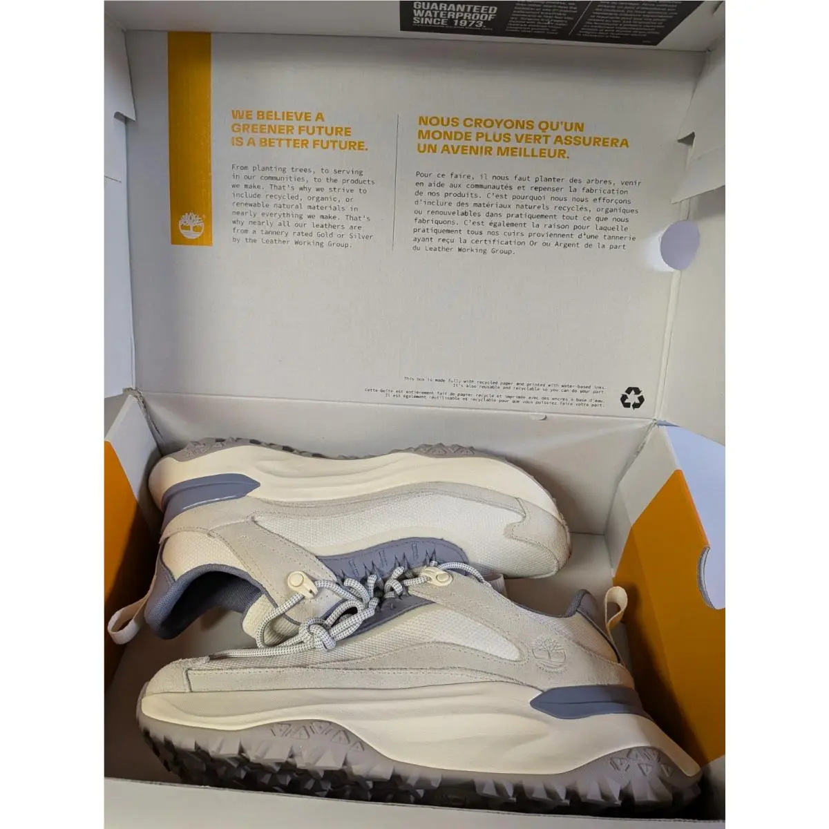 Timberland shoes - Motion Access Low Lace-Up Waterproof - TB0AN4BEZT - Beige (UPC: 197643615583) 14