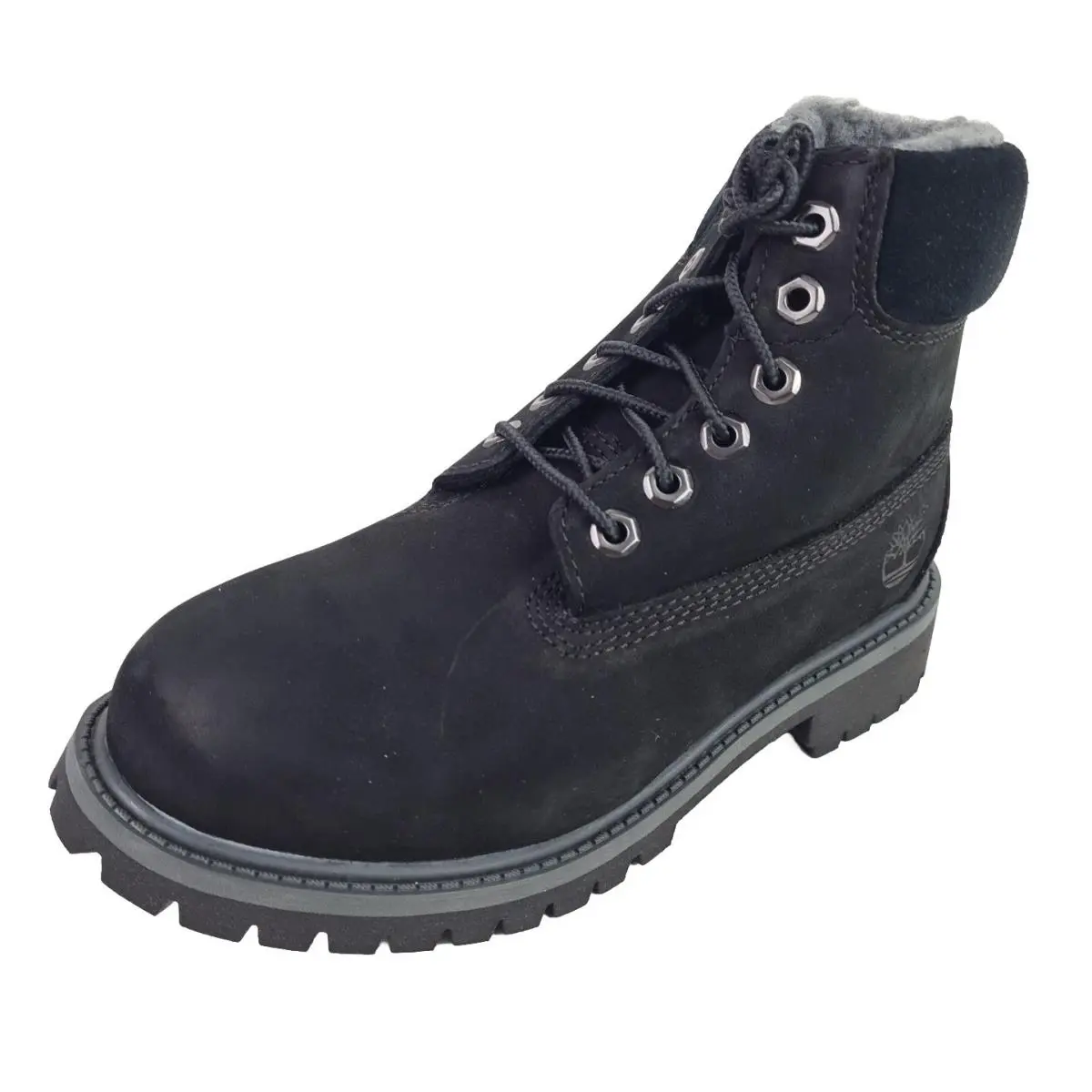 6 In Classic TB0A118 Boot Nubuck Black Little Kids Waterproof SZ 1.5 by Timberland