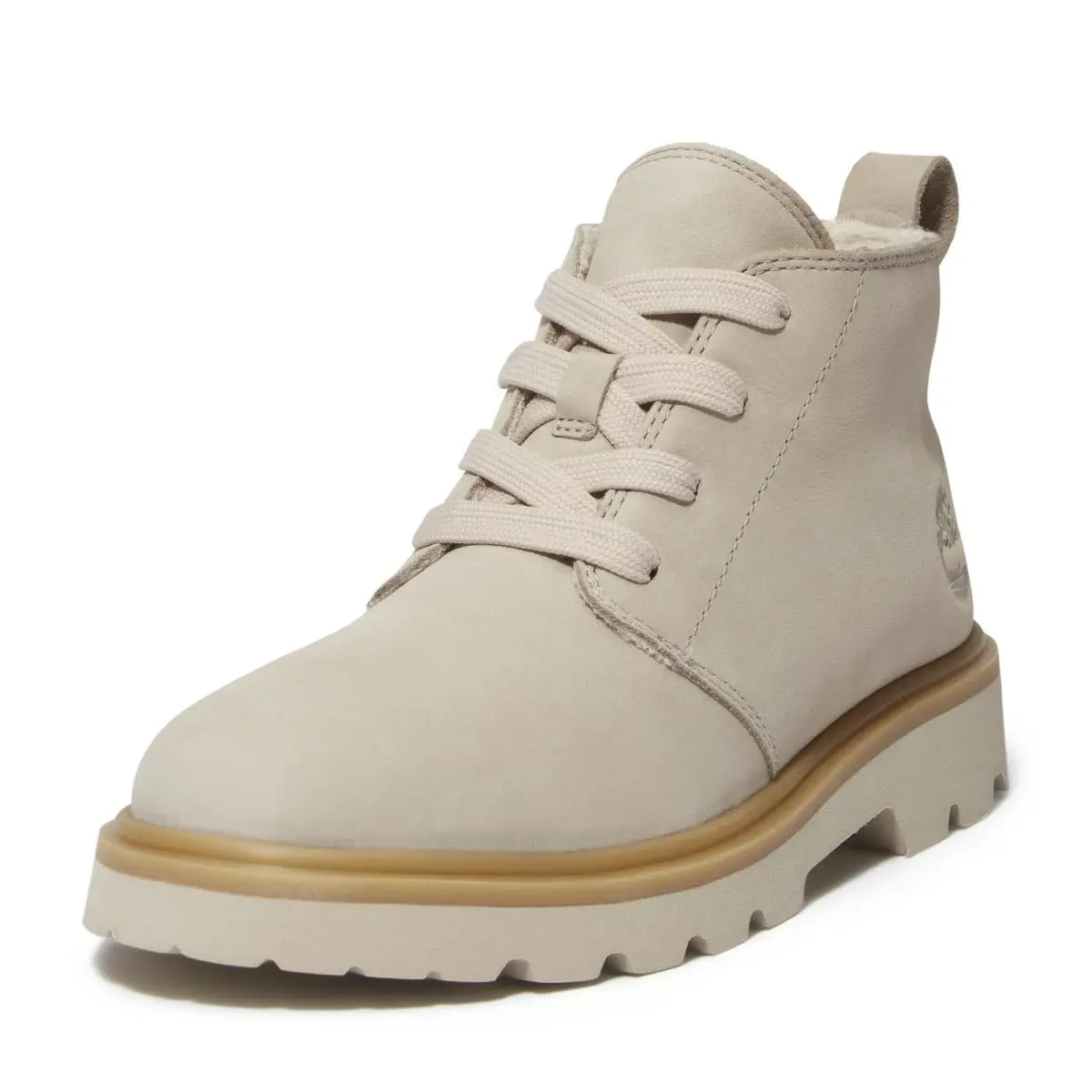 Women`s Rowan Way Mid Warm Lined Chukka Boot Beige 8 Medium by Timberland