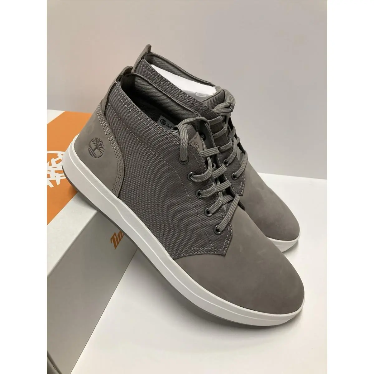 Timberland Davis Square Medium Grey Casual Sneakers Men’s Size 11