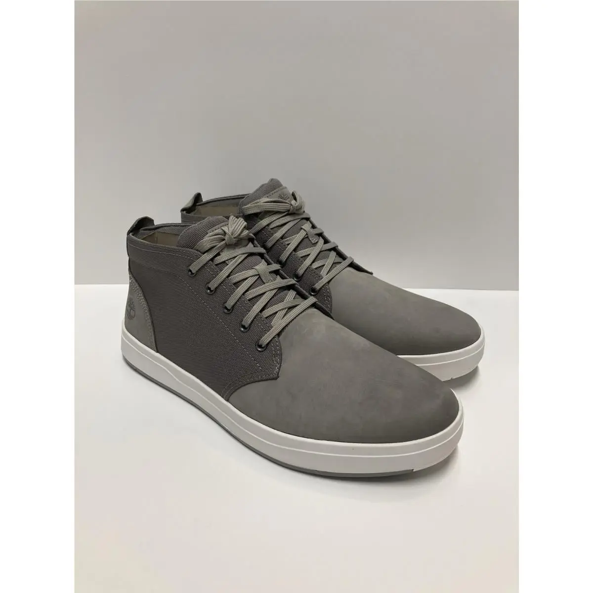 Davis Square Chukka Mens Boots Size 12 Medium Gray Nubuck by Timberland