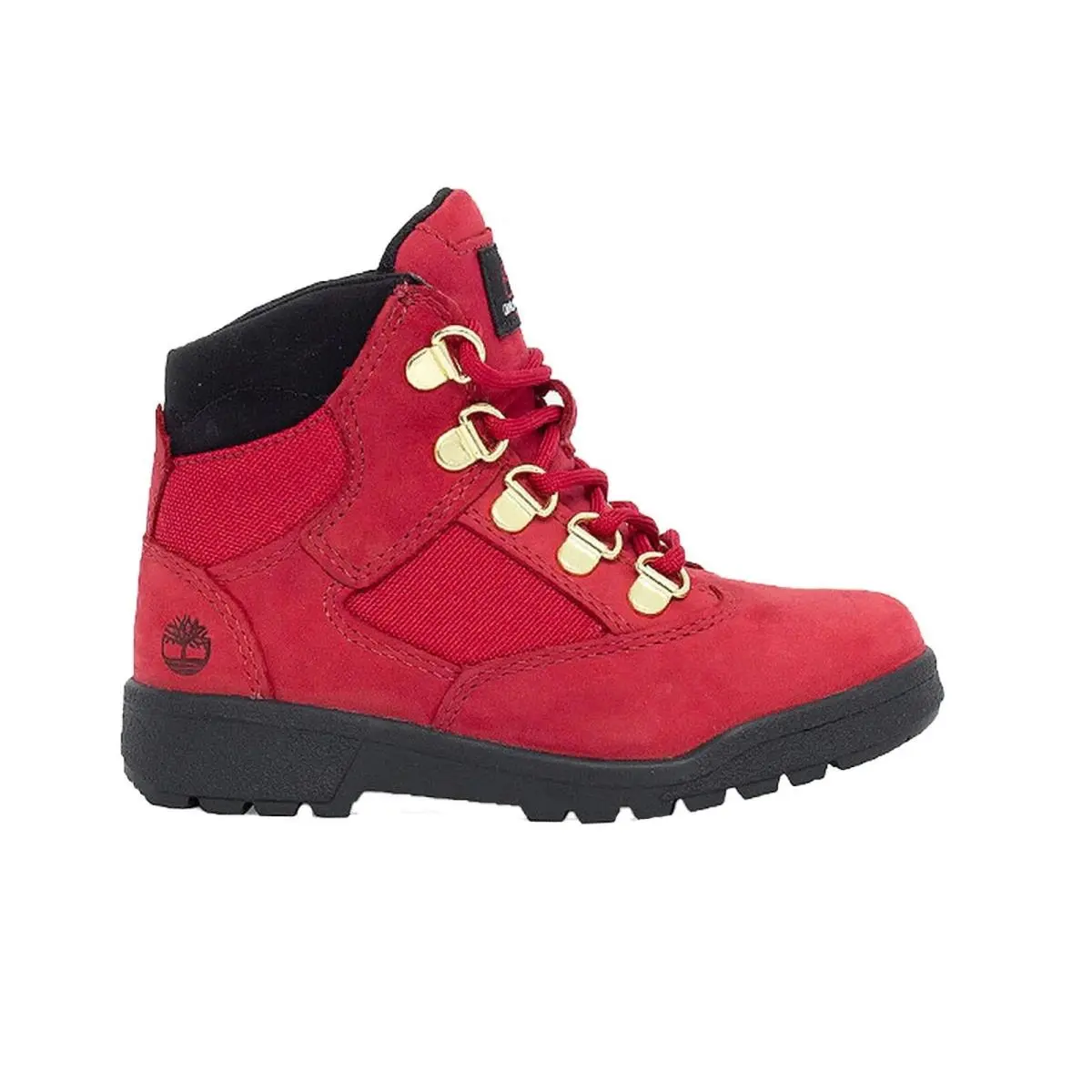 Toddler 6-Inch Field Boot Red Size 4 TB0A2JMNF41 Kids Shoes by Timberland