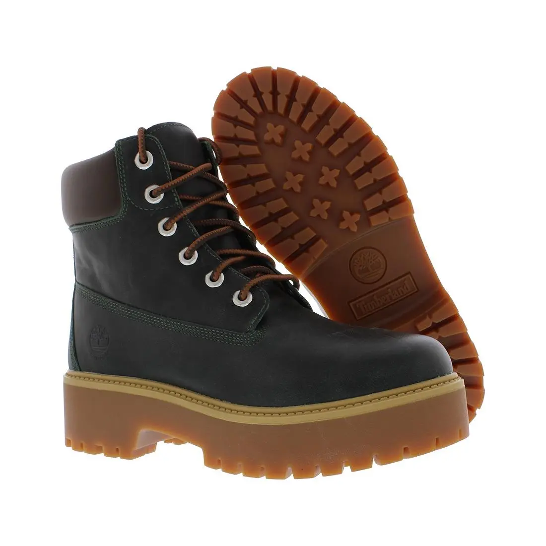 Timberland Heritage Platform 6 Inch Waterproof Boot Womens Shoes Size 9.5