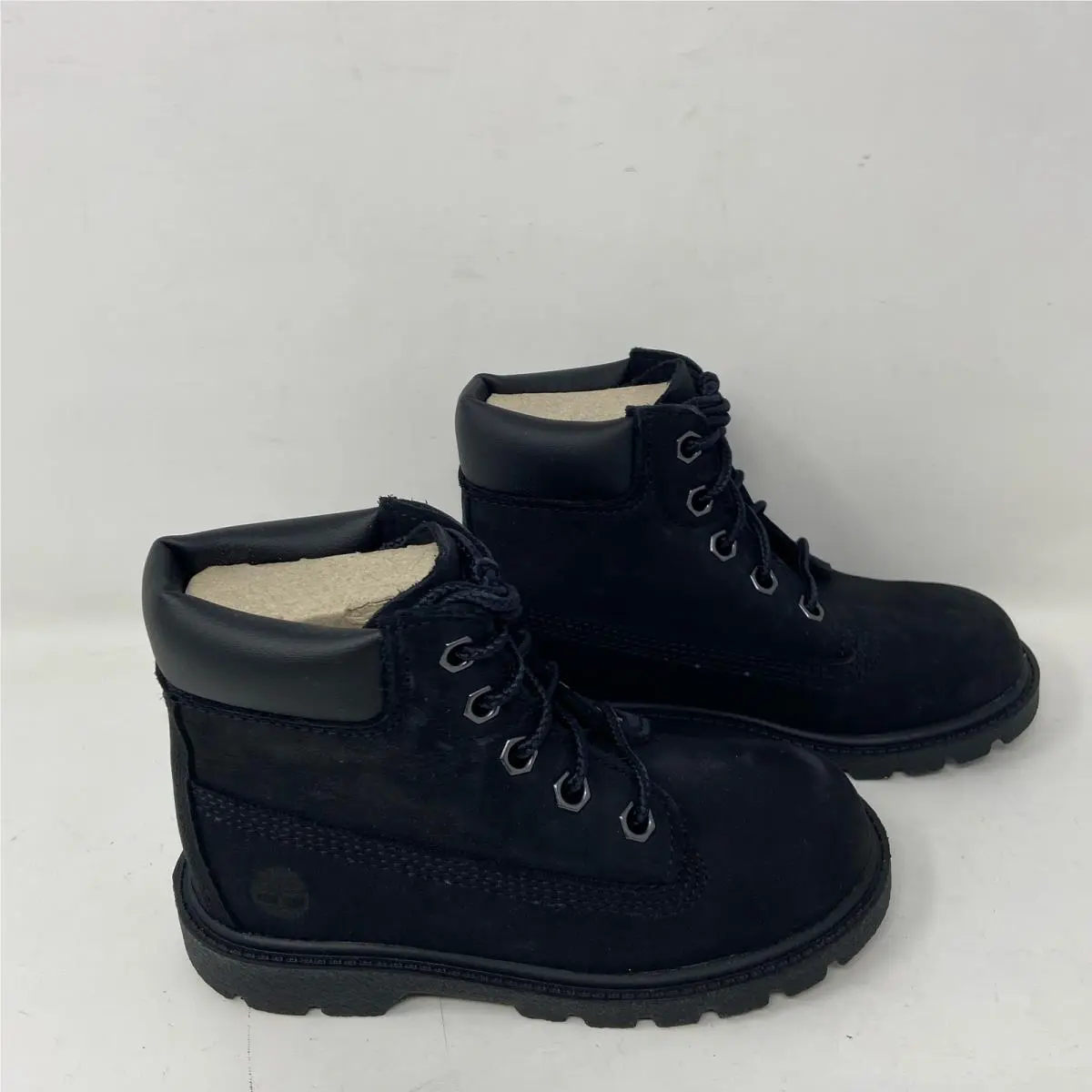 Toddler 6-Inch Waterproof Boots Black Nubuck 9C by Timberland