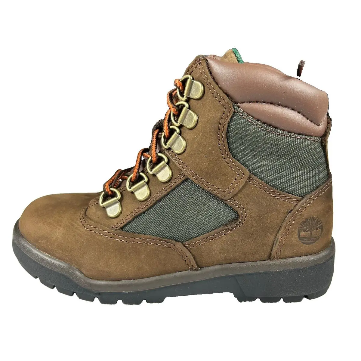Preschool  6 Inch Filed Boots Youth Size 12.5 Brown Olive by Timberland