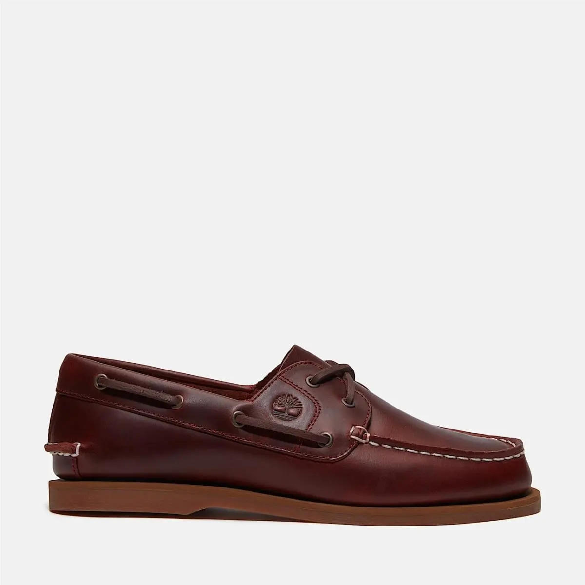 Timberland Women`s 6.5 Classic Boat Shoe Burgundy Full Grain TB0A2Q9XEIW