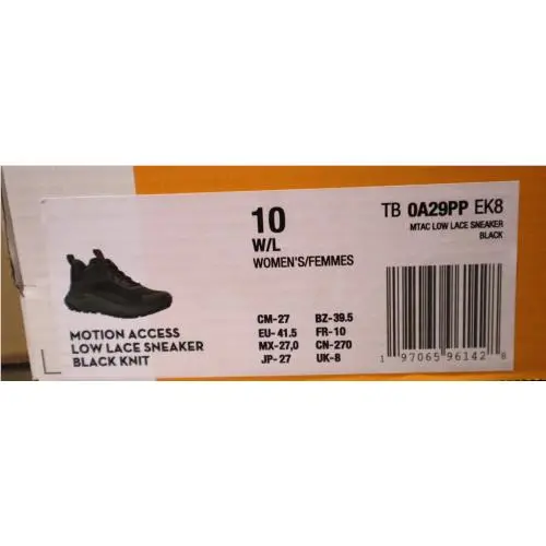 Timberland shoes - Motion Access Low Lace Sneaker - TB0A29PPEK8 - Black 11