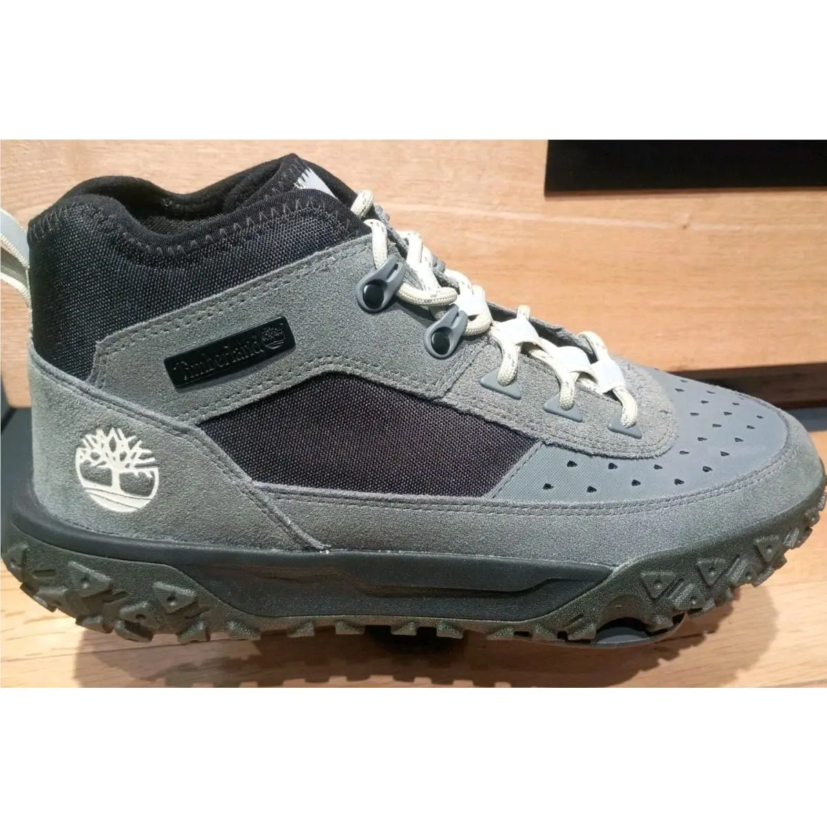 2026 Timberland Mens Greenstride Motion 6 Trail Shoe Med Gray Black Sz 9.0