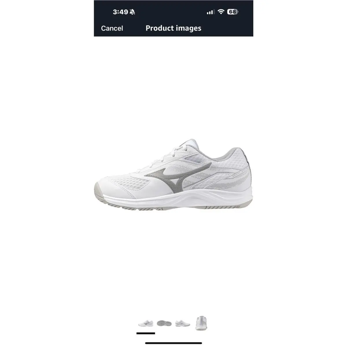 Mizuno shoes - Mizuno Break Shot 5 Ac - White 3