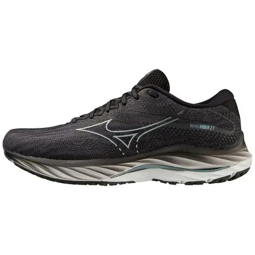 Mizuno Men`s Wave Rider 27 Ebony/illusion Blue - 411415.EYIB Ebony/illusion Blu