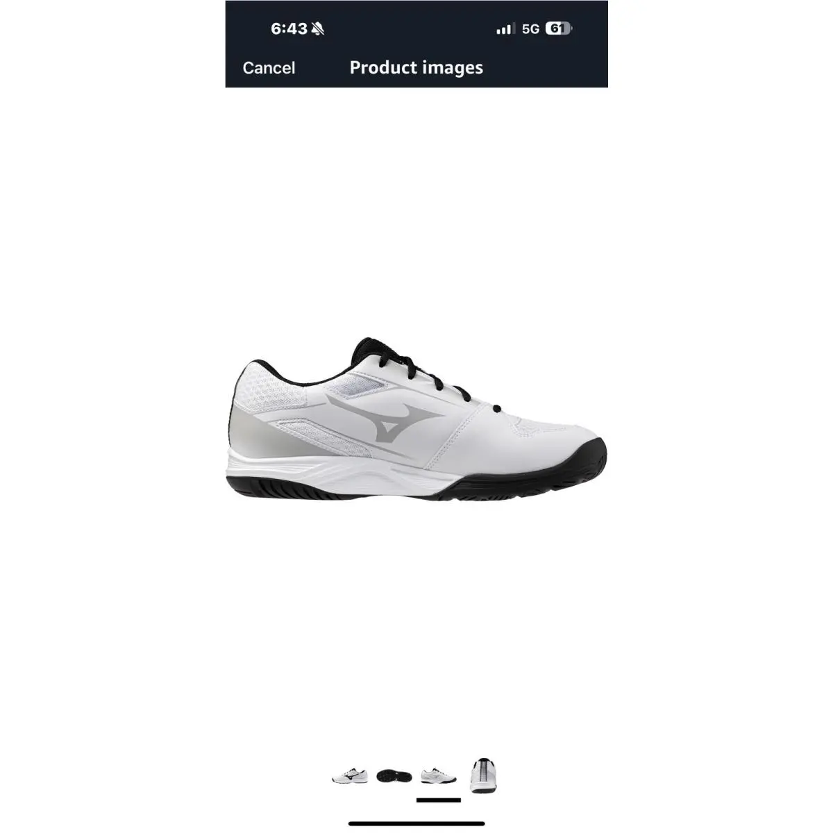 Mizuno shoes - Mizuno Break Shot 5 Ac - White 1