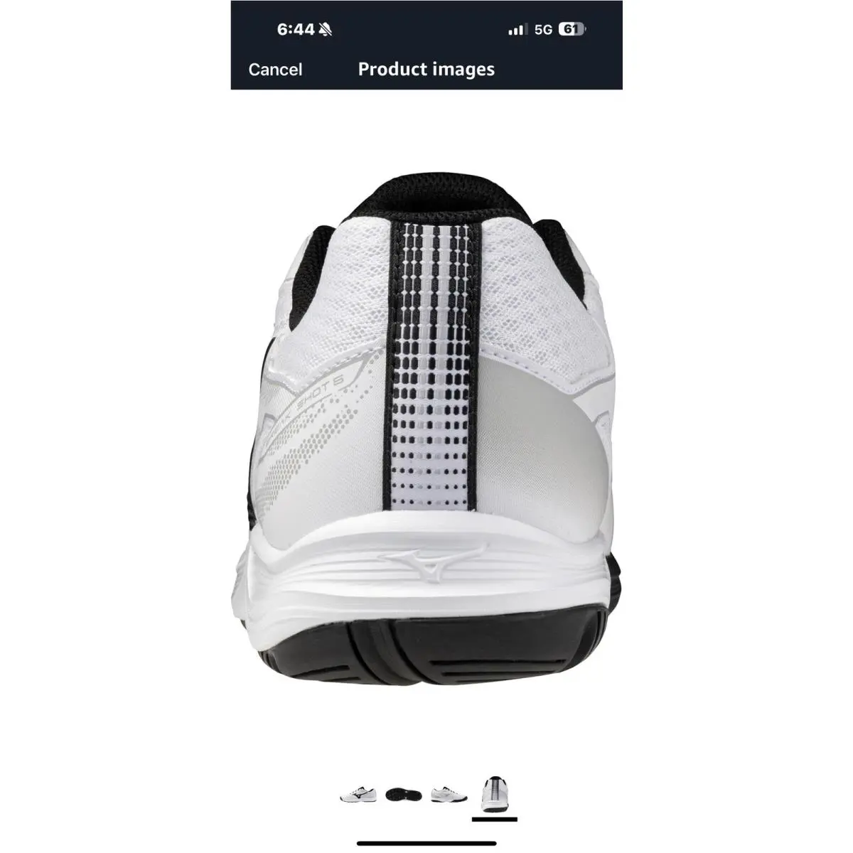 Mizuno shoes - Mizuno Break Shot 5 Ac - White 2