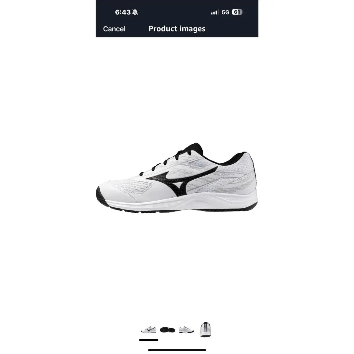 Mizuno shoes - Mizuno Break Shot 5 Ac - White 3