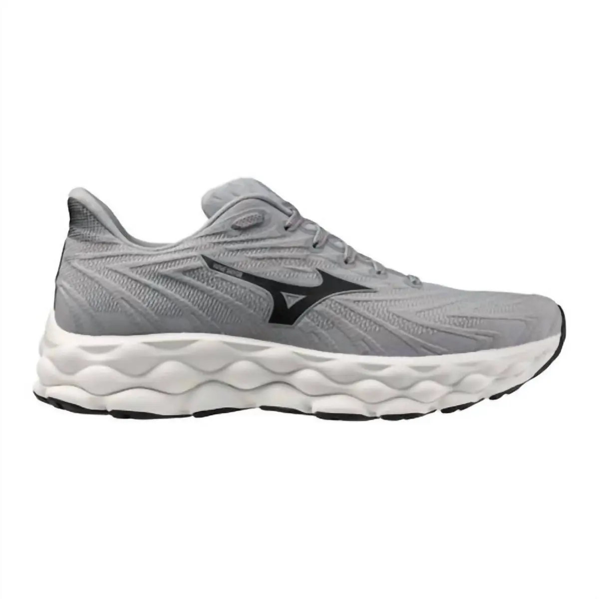 Mizuno Wave Sky 8 Men`s Size 12.5 Running Shoes Grey-black Sneakers