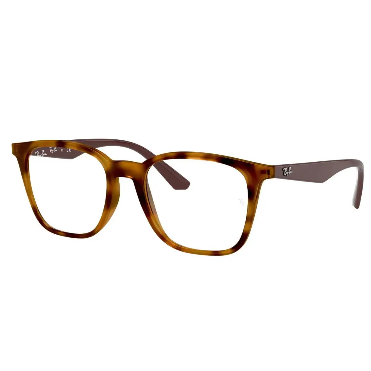 Ray-ban RX 7177 5992 Light Havana Brown 51/18/140 Eyeglasses by Ray-Ban