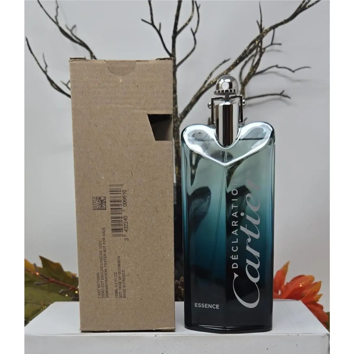 Declaration Essence 3.3oz Eau de Toilette Citrus Aromatic Tester or Men by Cartier