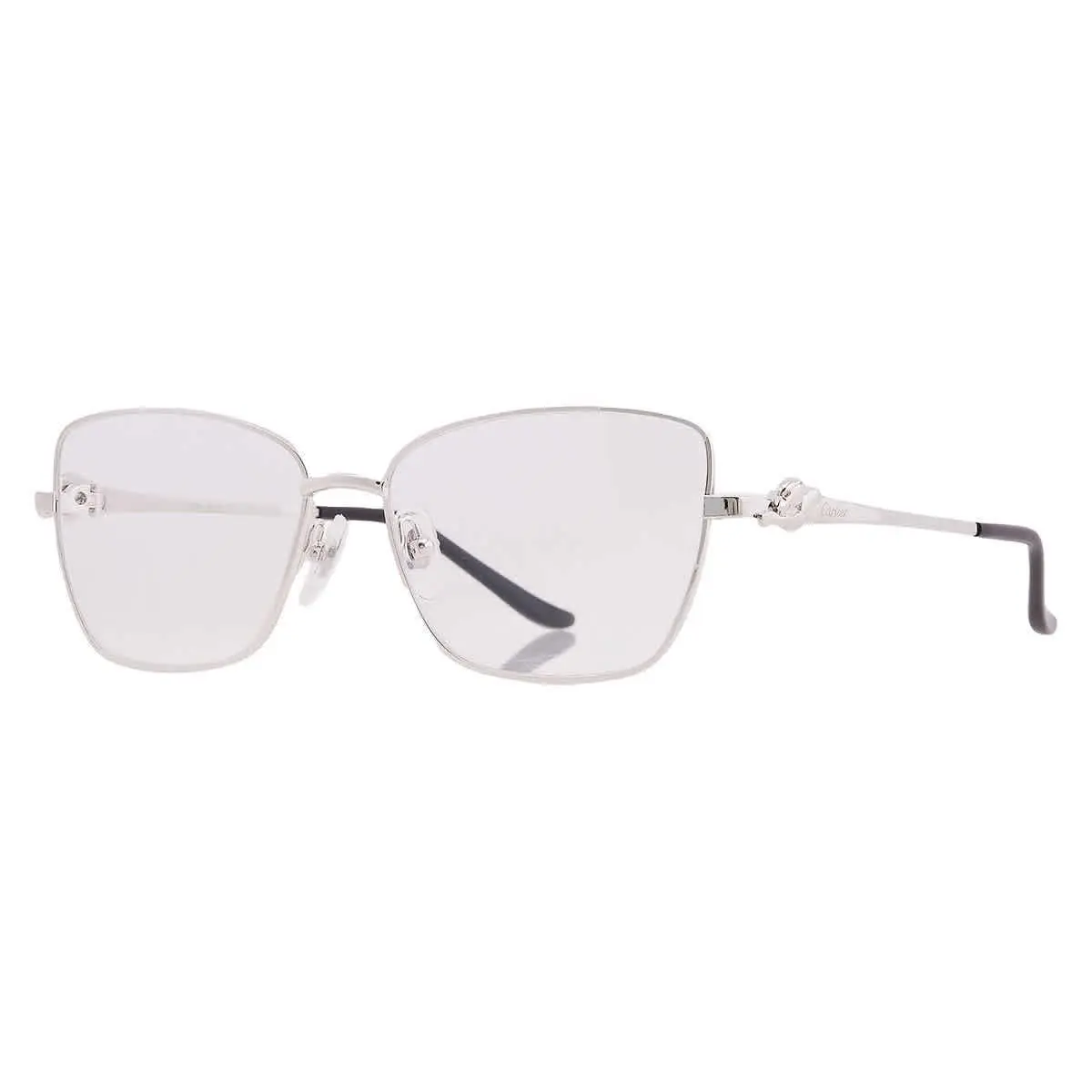 Panthere de  Demo Cat Eye Ladies Eyeglasses CT0523O 002 55 by Cartier