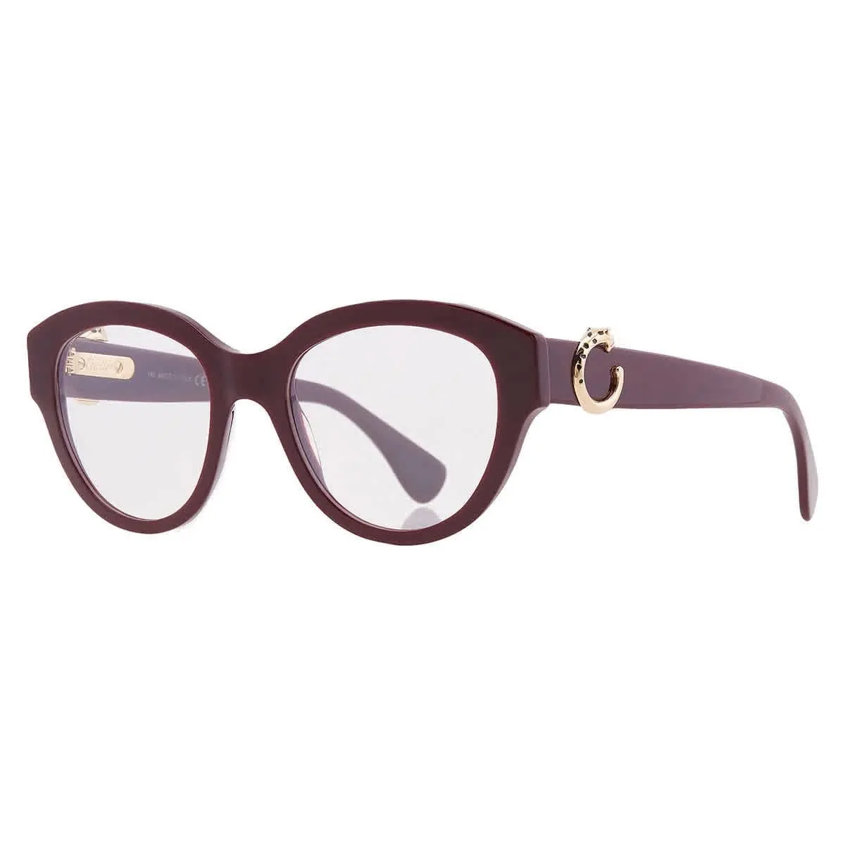 Demo Oval Ladies Eyeglasses CT0567O 003 51 CT0567O 003 51 by Cartier