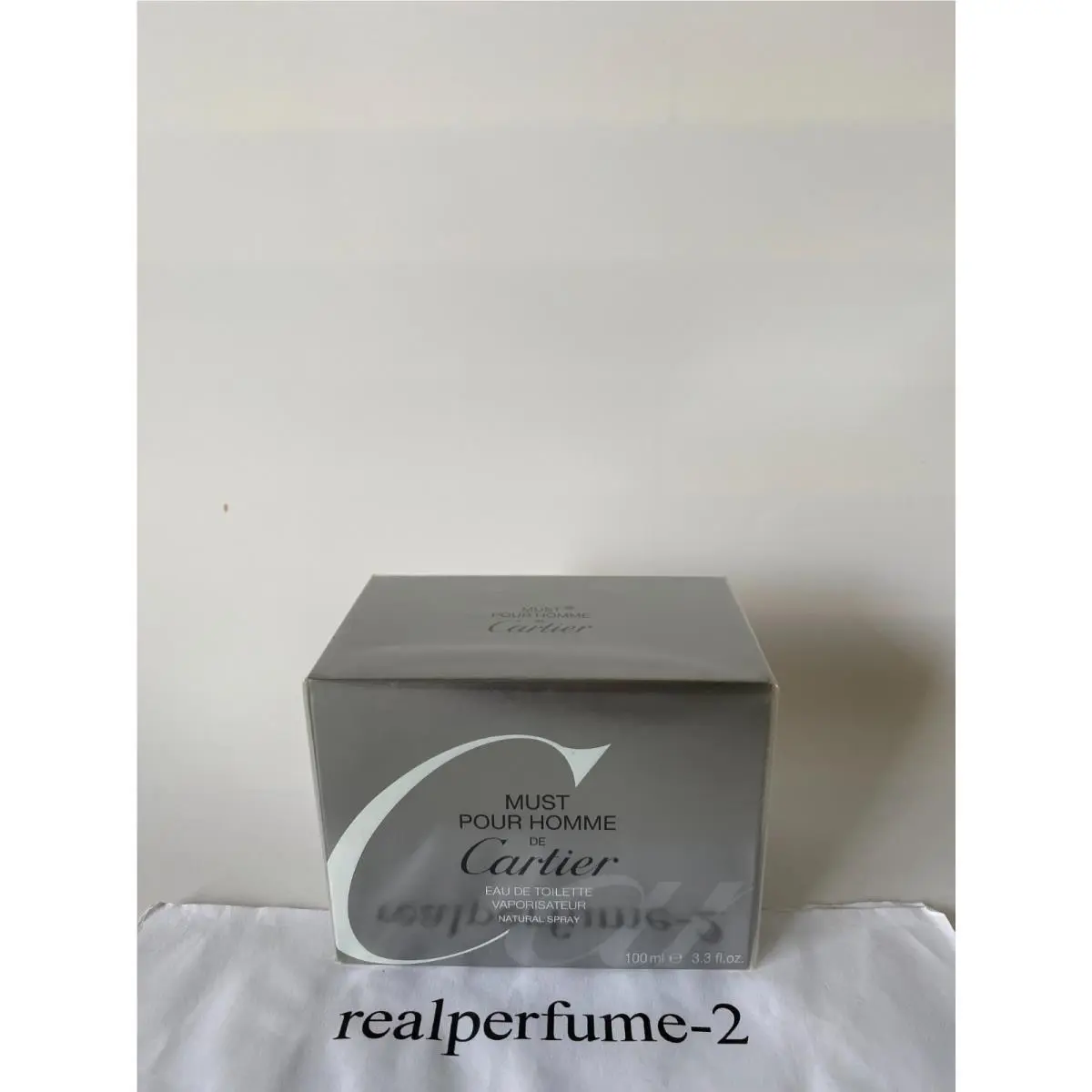 Must DE  Pour Homme Cologne 3.3 oz Eau DE Toilette Men. Sealed. Real by Cartier