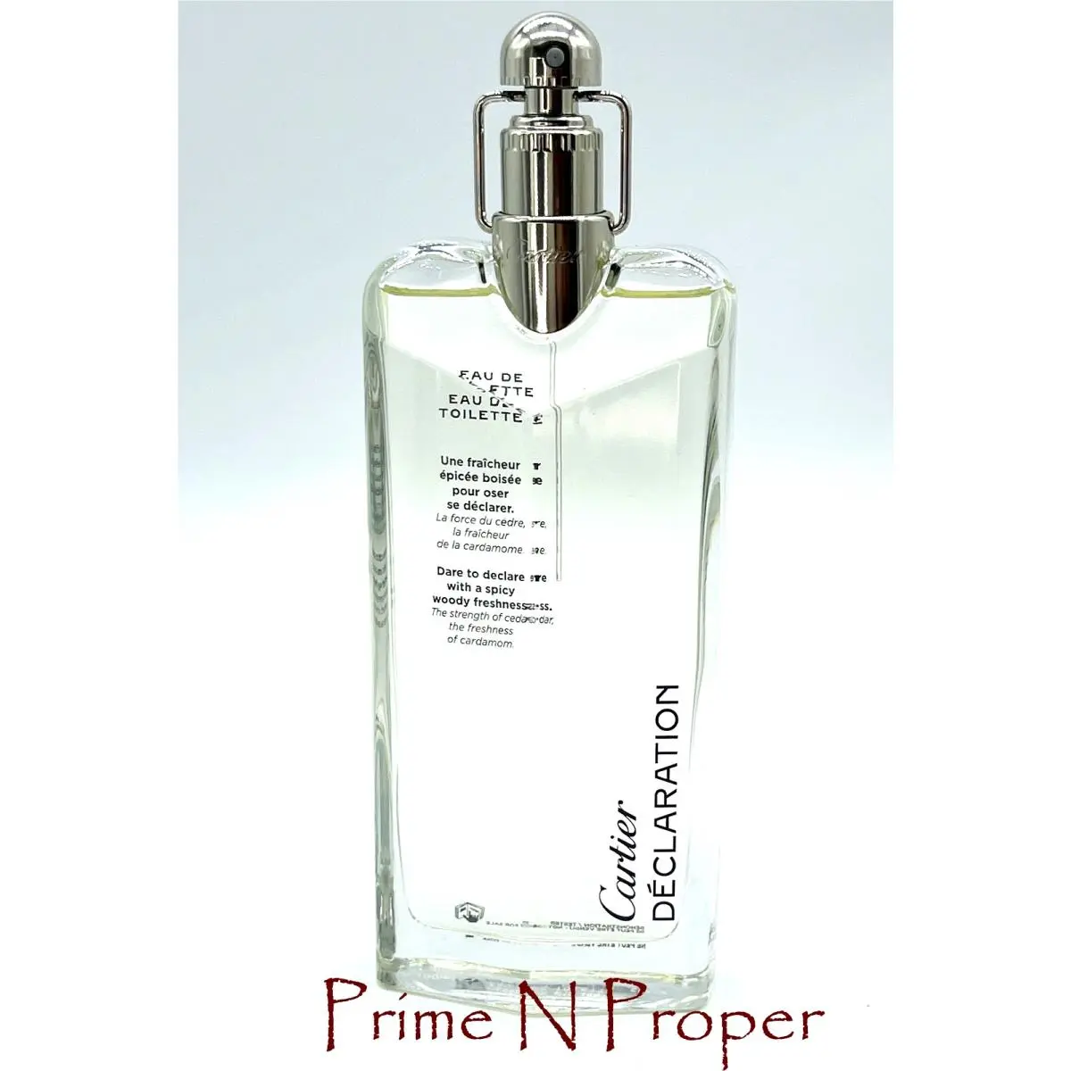 Declartion Eau De Toilette  100ml/ 3.33 fl oz Edt Spray No Box by Cartier