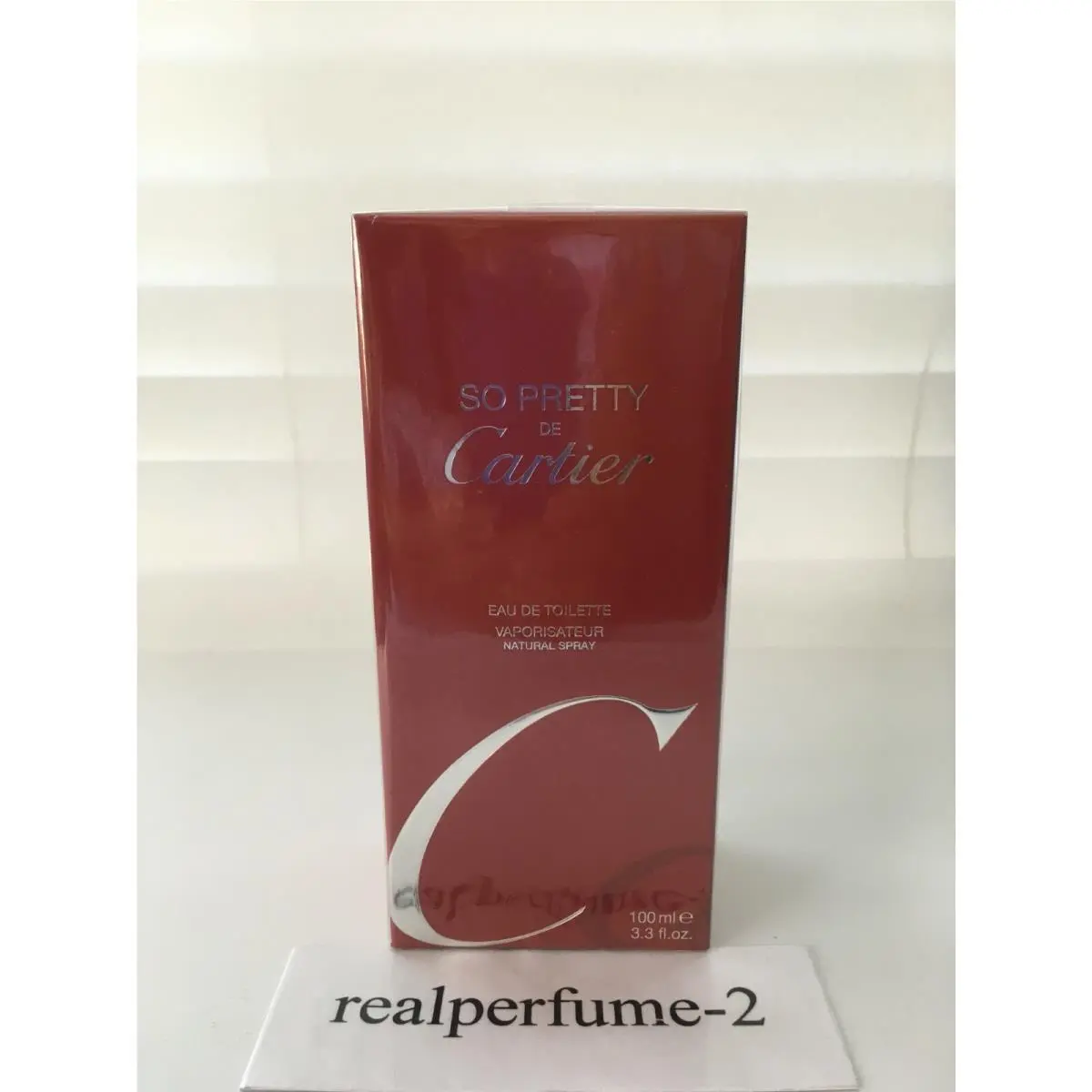 SO Pretty DE   Eau de Toilette Women 3.3 oz Spray. Real by Cartier