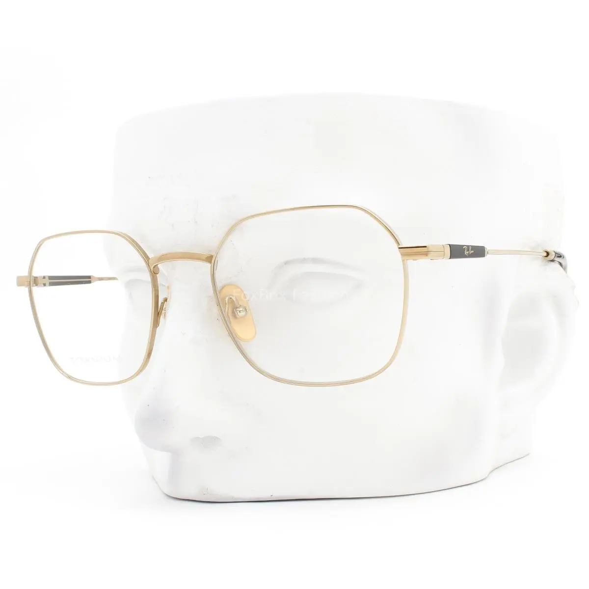 Ray-ban Jim Titanium Eyeglasses Unisex Glasses RB8794 1246 Shiny Gold 53mm Wcase