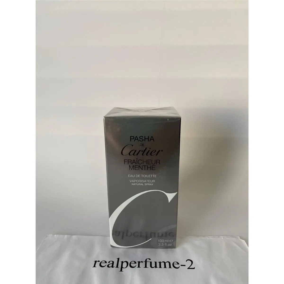 Pasha De  Fraicheur Menthe Cologne 3.3 oz Eau De Toilete Real by Cartier