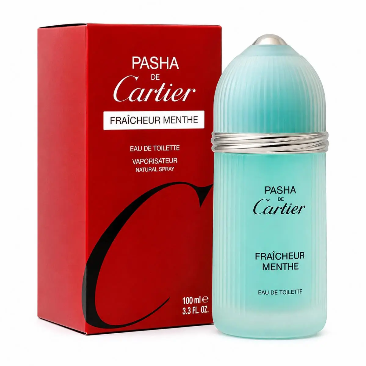 Pasha De  Fraicheur Menthe  3.3 oz Eau De Toilette Spray Men by Cartier