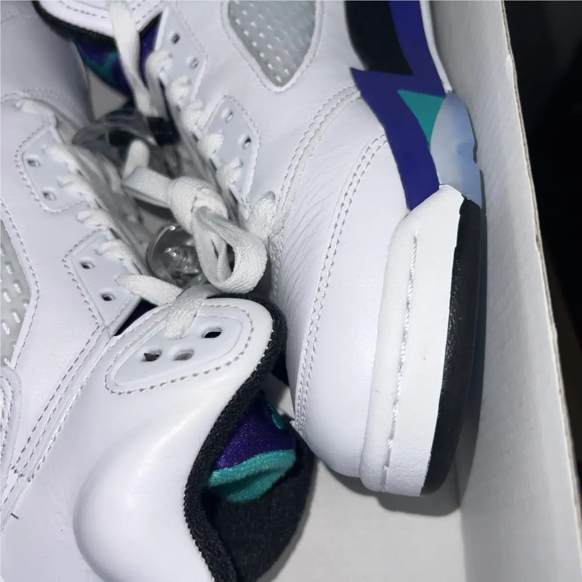 Nike shoes - Air Jordan 5 - Air - HQ7980-100 - White 8