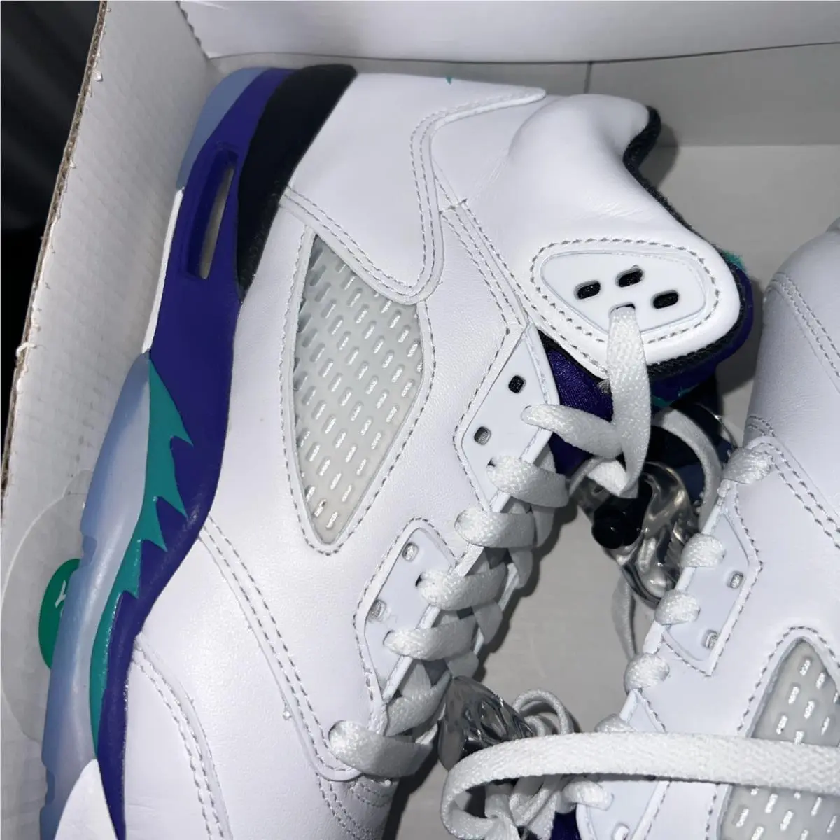 Nike shoes - Air Jordan 5 - Air - HQ7980-100 - White 3