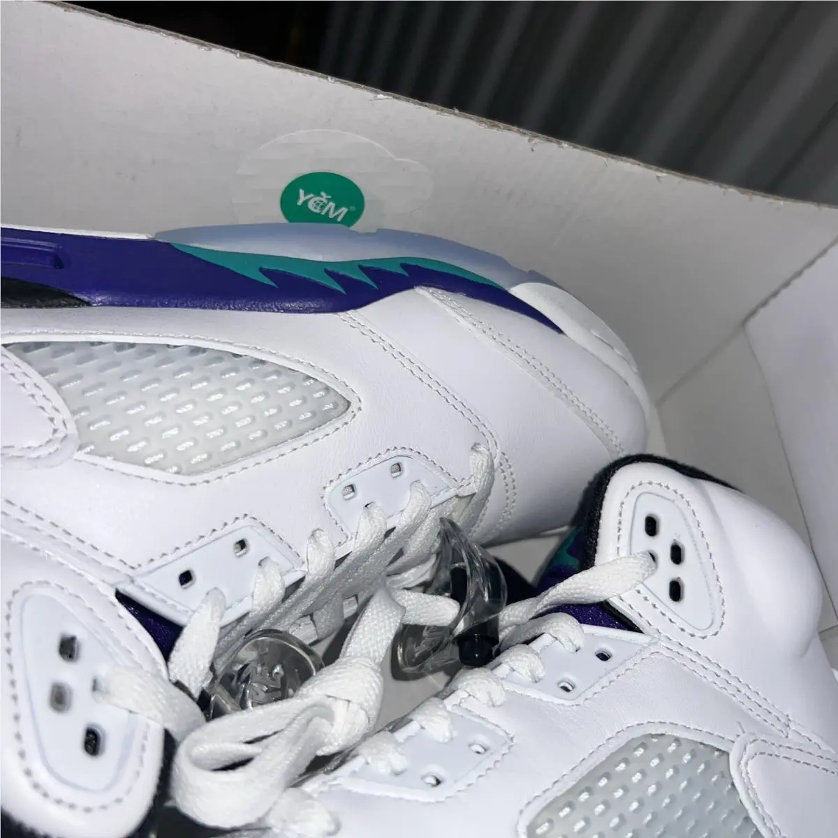Nike shoes - Air Jordan 5 - Air - HQ7980-100 - White 4
