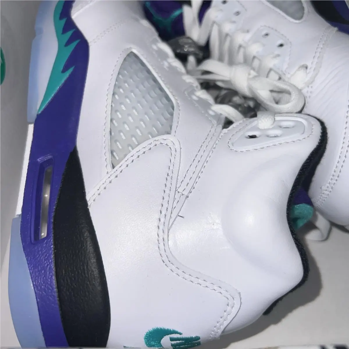 Nike shoes - Air Jordan 5 - Air - HQ7980-100 - White 5