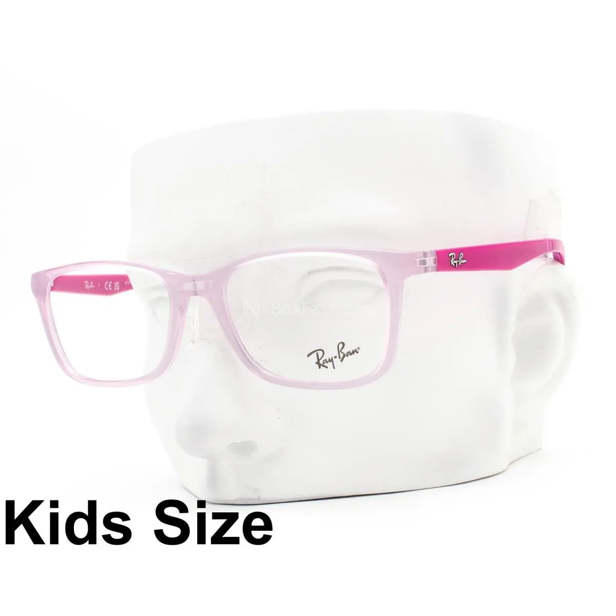 Ray-ban Kids Eyeglasses RB 1626D 3912 Crystal Pink 49mm Alternative Fit No Case