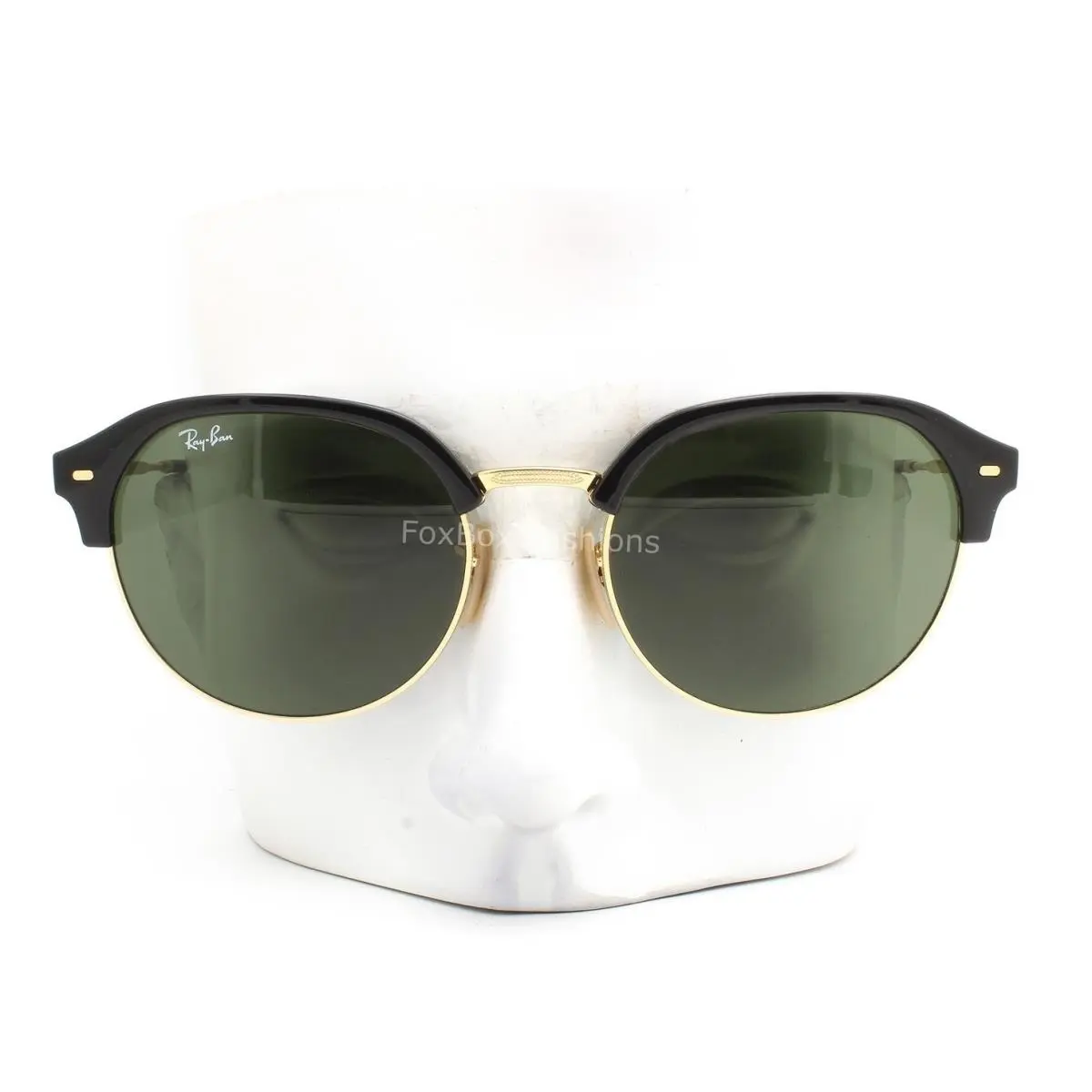 Ray-ban Clubmaster Sunglasses RB 4429 601/31 Black Arista Gold 55mm W/case by Ray-Ban