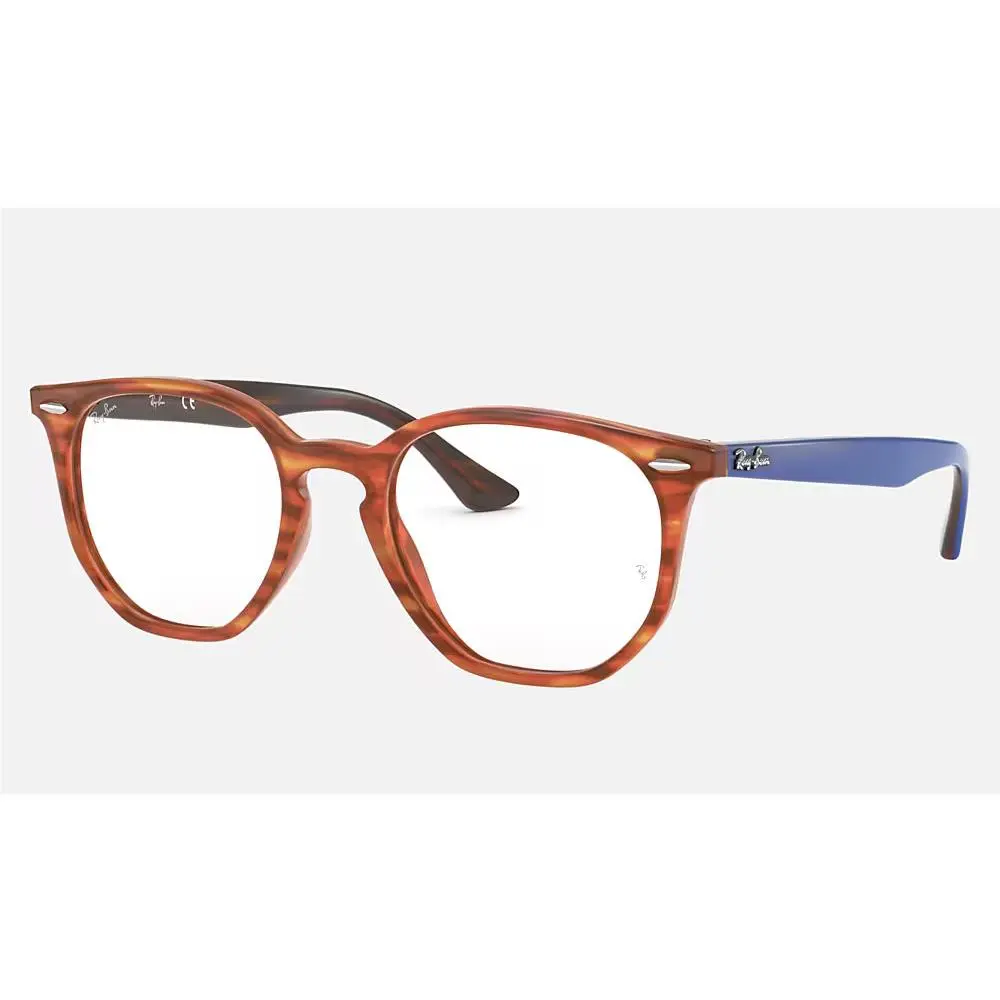 Ray Ban RB7151 Eyeglasses 52-19-145 Brown Havana /demolens 5799 RX7151 RB 7151 by Ray-Ban