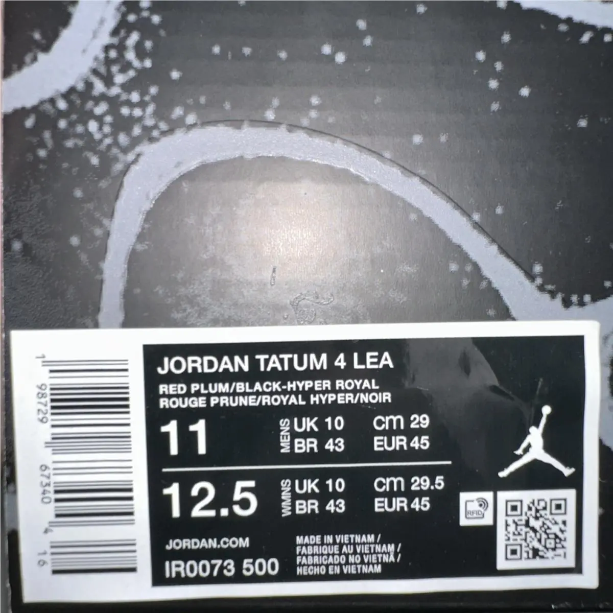 Nike shoes - Jordan Tatum 4 - Tatum - IR0073 500 - Blue 4