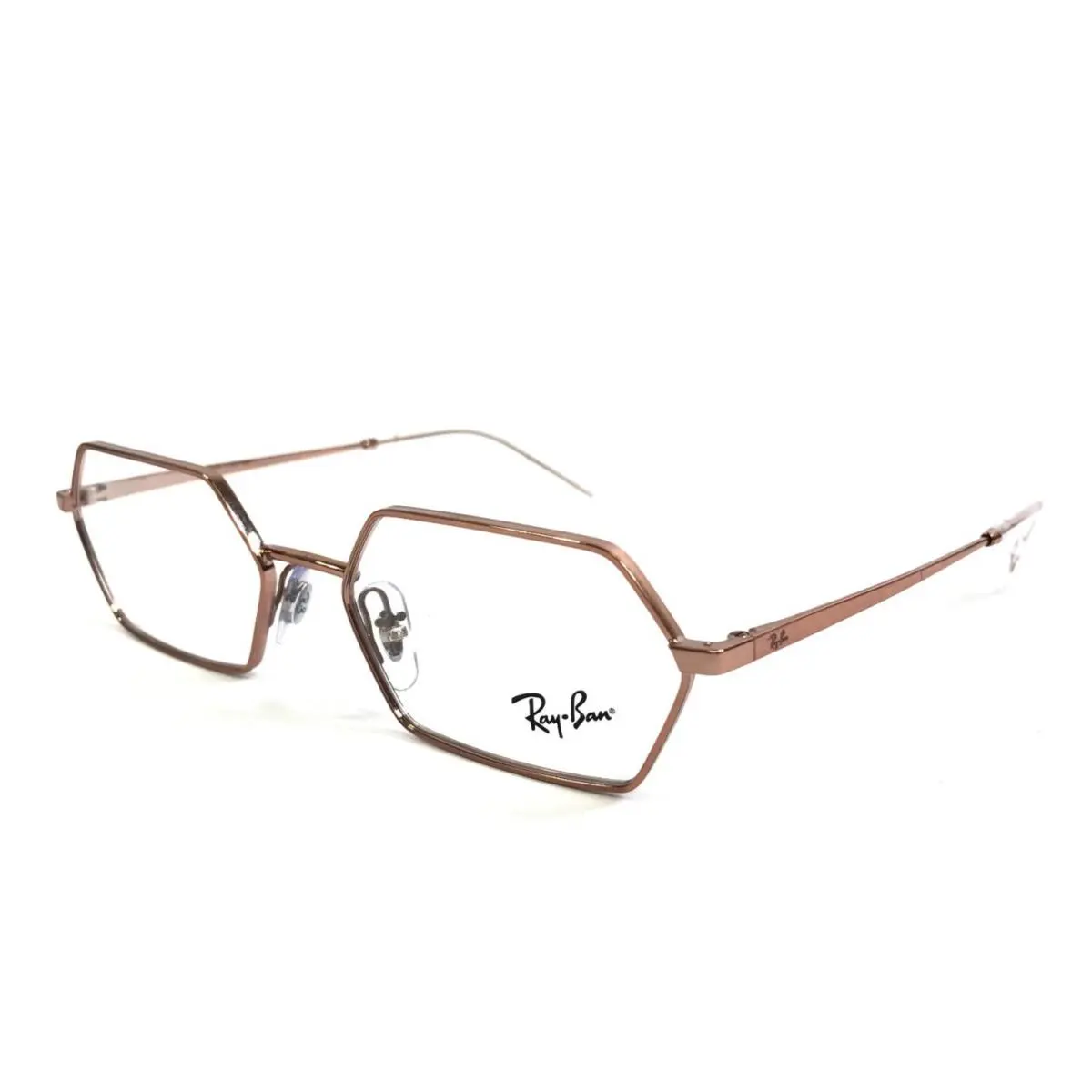 Ray-ban Eyeglasses Frame RB6528 Yevi 2943 Copper Rose Gold Geometric 54-18-145 by Ray-Ban