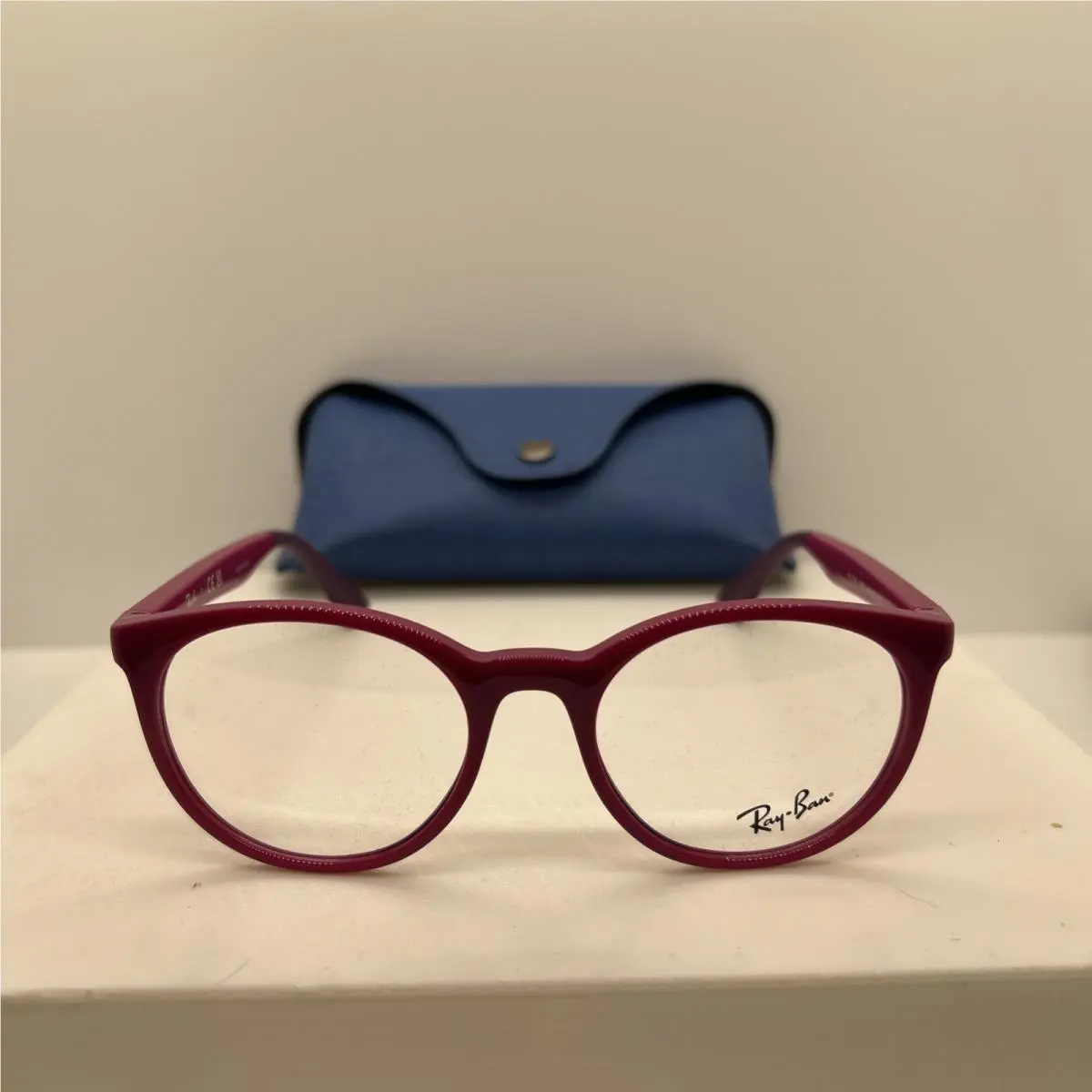 Rayban RB 1628 Purple Eyeglass W/case 48/17/135 : B209 by Ray-Ban