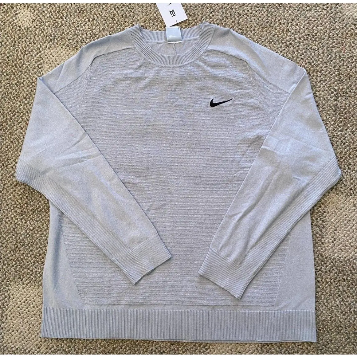 Tiger Woods Golf Sweater Lightweight Solid DR5291-077 Men`s Size Xxl by Nike