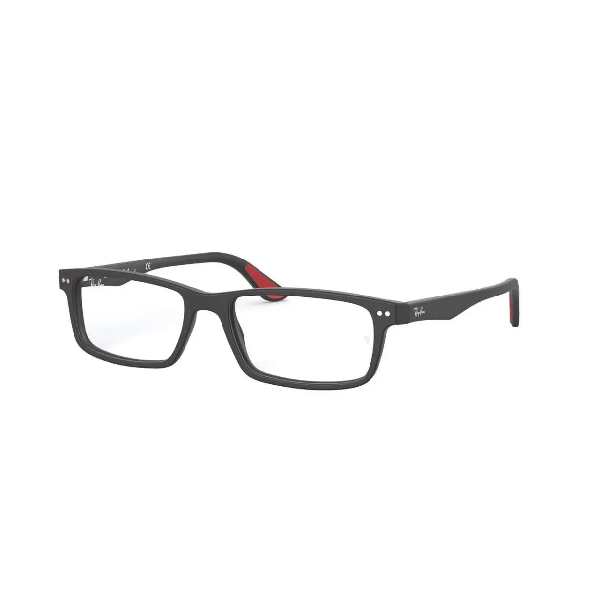 Ray-ban RB5277 2077 Sandblasted Black Rectangle Eyeglasses Frame 54-17-140